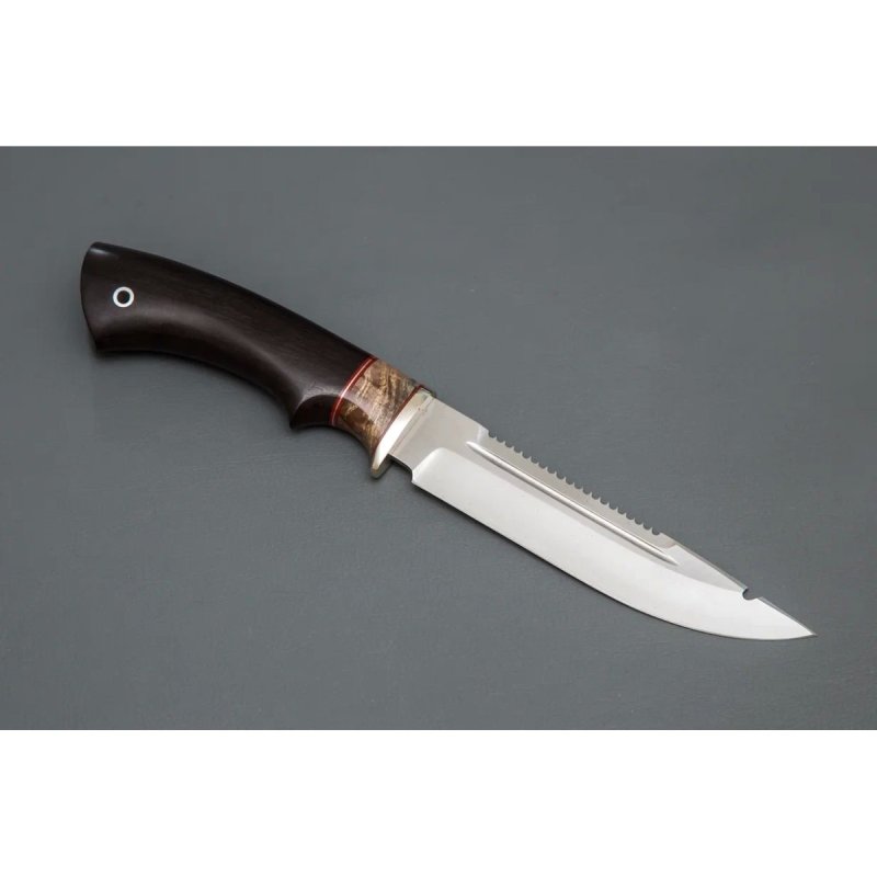 Нож Щука из стали VG-10, рукоять карельская береза, черное дерево в интернет-магазине art-steel.ru, фото