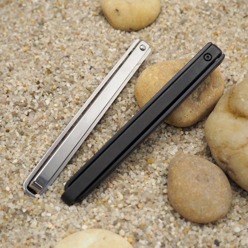 Нож бабочка Скат-M, сталь 440, рукоять сталь в интернет-магазине art-steel.ru, фото