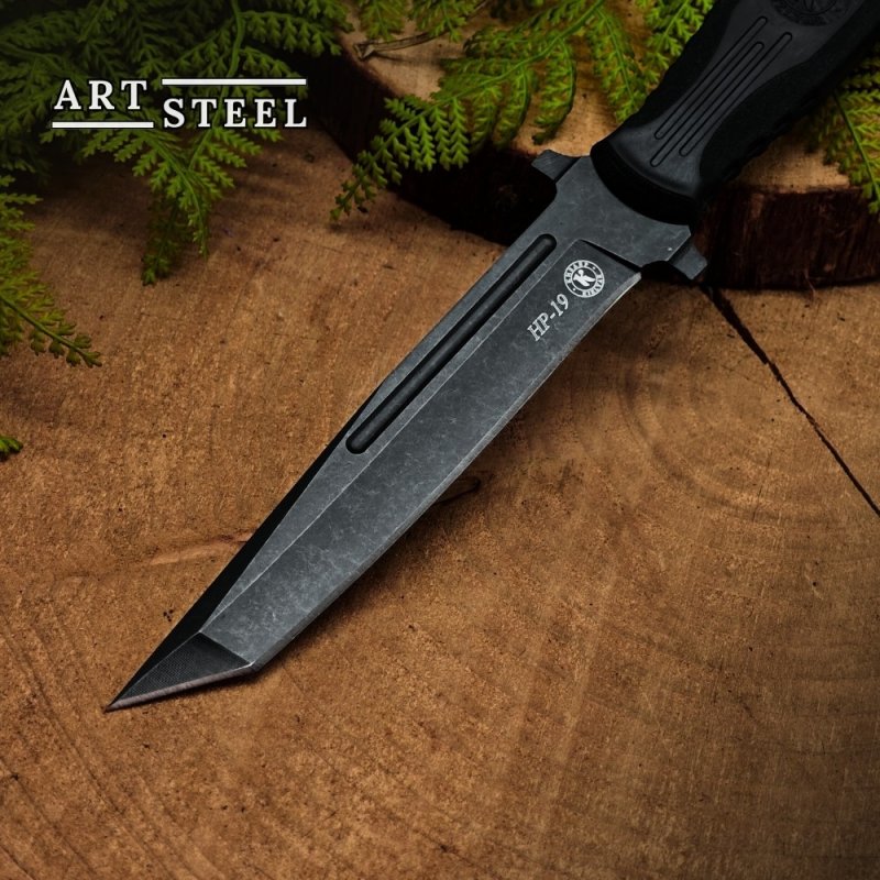 Тактический нож НР-19, сталь AUS8, рукоять эластрон в интернет-магазине art-steel.ru, фото