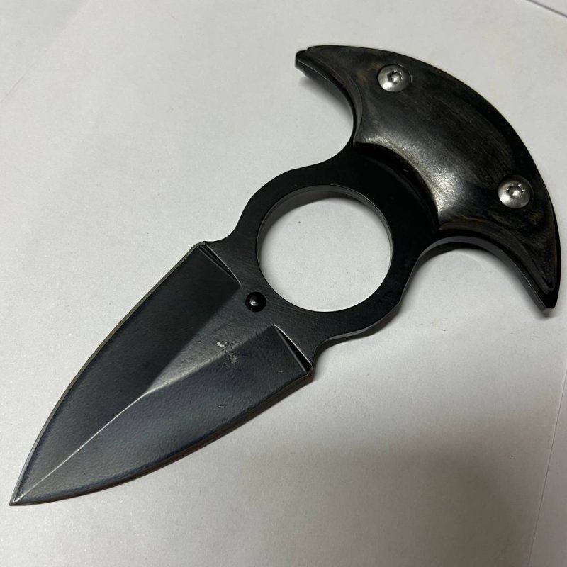 Тычковый нож Скат (шейный нож), сталь 40Х13, рукоять дерево в интернет-магазине art-steel.ru, фото