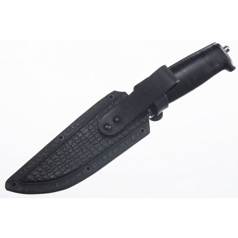 Охотничий нож «Ш-5 Барс», сталь AUS-8, рукоять наборная кожа в интернет-магазине art-steel.ru, фото