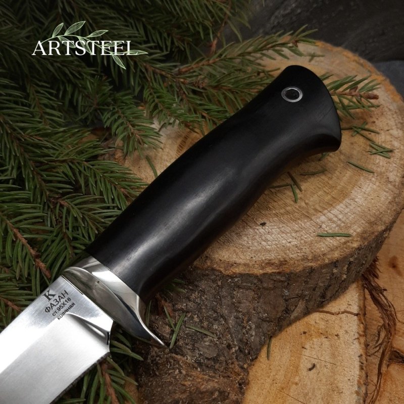 Нож Фазан из стали 95Х18, рукоять Граб в интернет-магазине art-steel.ru, фото
