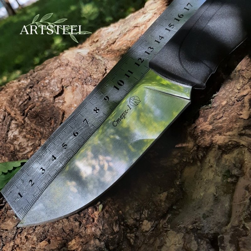 Нож Стерх-1 Х12МФ эластрон в интернет-магазине art-steel.ru, фото