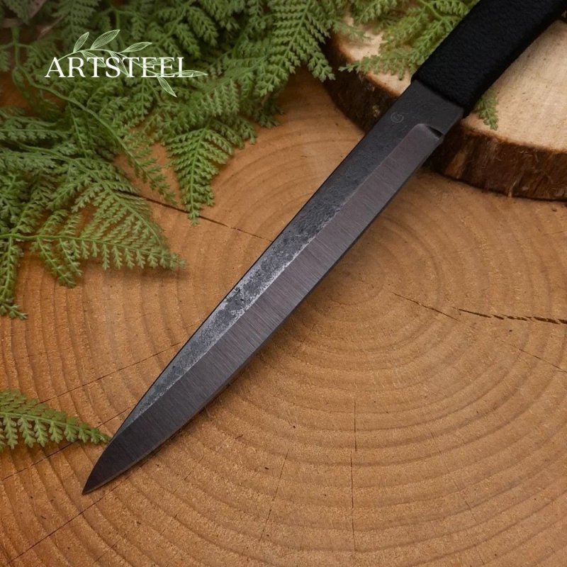 Нож Стрела из стали 30ХГСА, рукоять сталь, нейлон в интернет-магазине art-steel.ru, фото