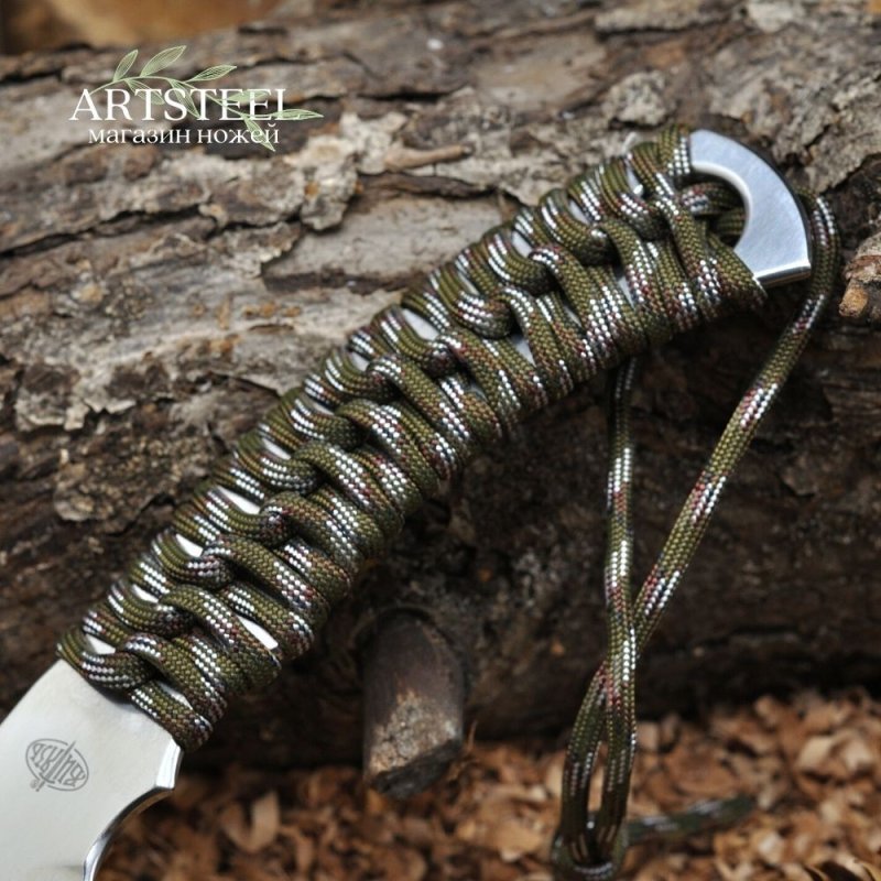 Метательный нож Прорыв, сталь 50Х14МФ, рукоять сталь,нейлон в интернет-магазине art-steel.ru, фото