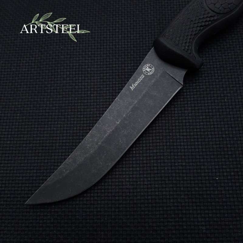 Туристический нож Минога, сталь AUS8, рукоять эластрон в интернет-магазине art-steel.ru, фото