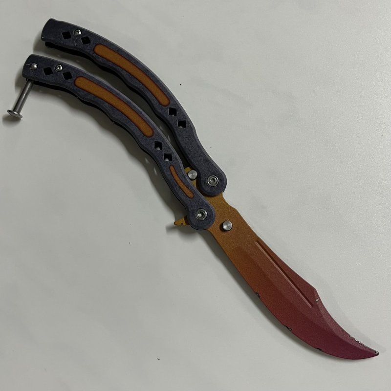 Нож бабочка тренировочный CS GO Balisong в интернет-магазине art-steel.ru, фото