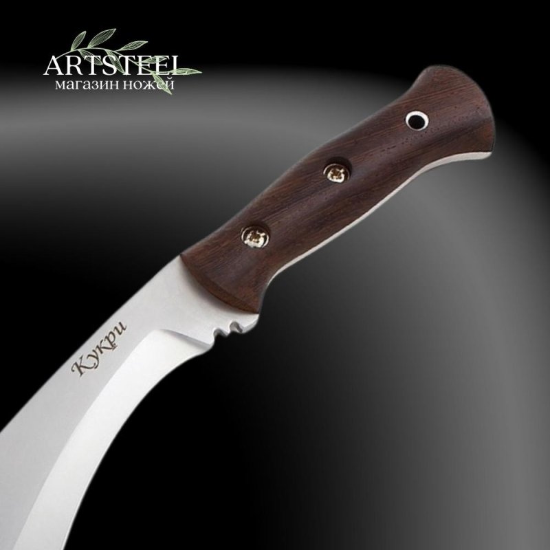 Мачете Кукри, сталь 65Х13, длина клинка 300 мм в интернет-магазине art-steel.ru, фото