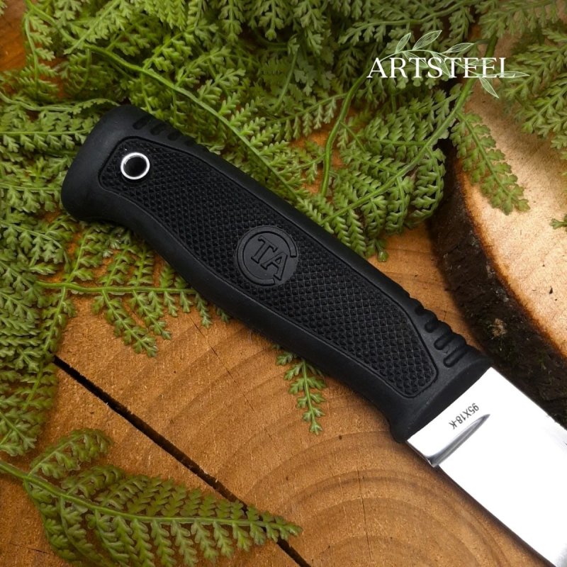 Нож Гарпун-2 из стали 95Х18, рукоять резина в интернет-магазине art-steel.ru, фото
