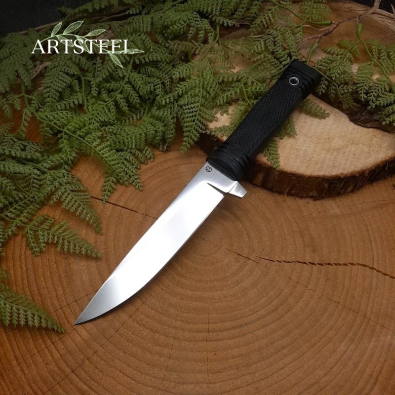 Нож Старлей из стали 95Х18, рукоять резина в интернет-магазине art-steel.ru, фото