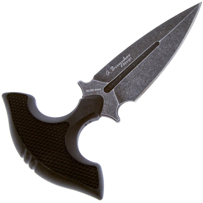 Тычковый нож COBRA, сталь AUS8, рукоять резина в интернет-магазине art-steel.ru, фото