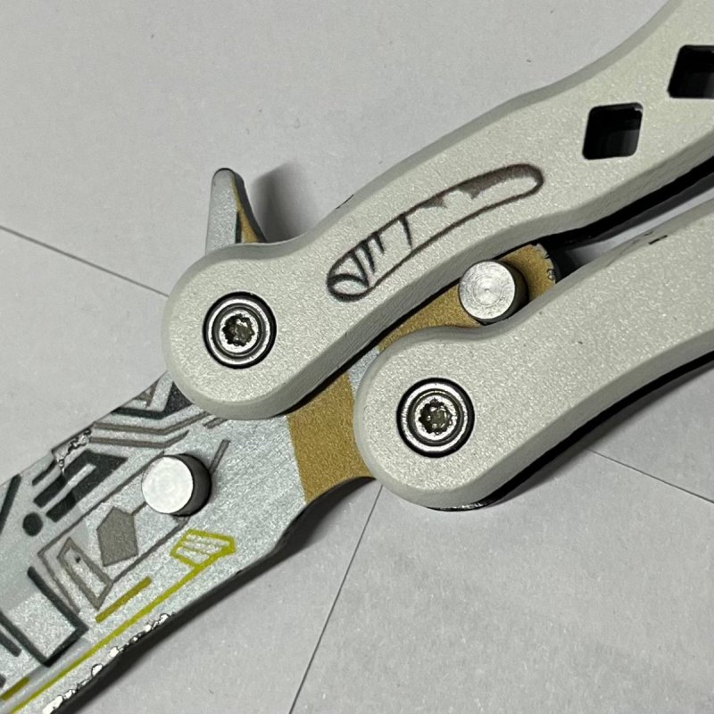 Нож бабочка тренировочный CS GO Balisong в интернет-магазине art-steel.ru, фото