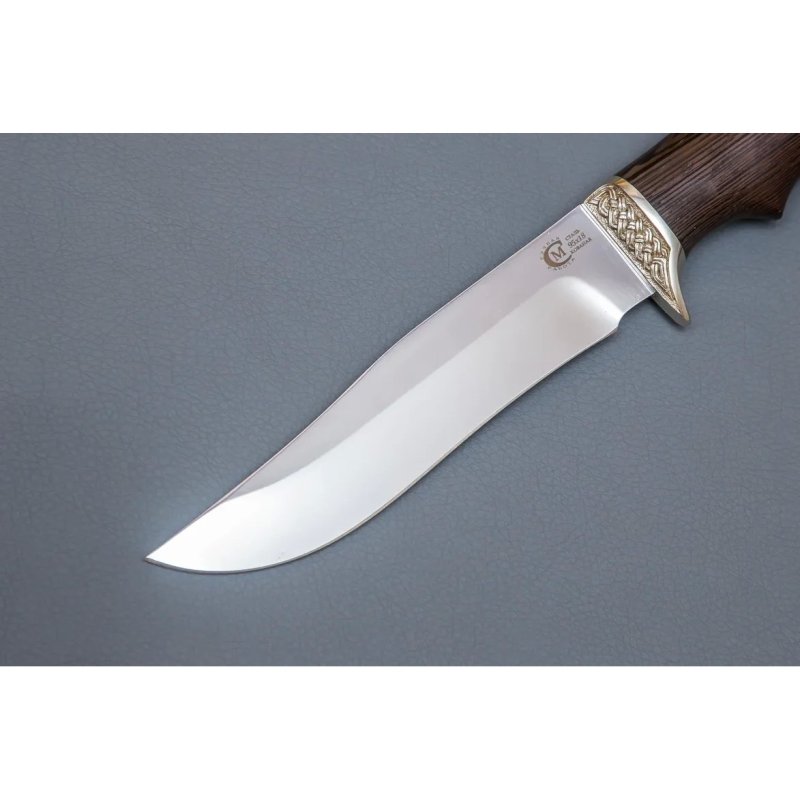 Нож Князь из стали 95х18, рукоять венге, литьё мельхиор в интернет-магазине art-steel.ru, фото