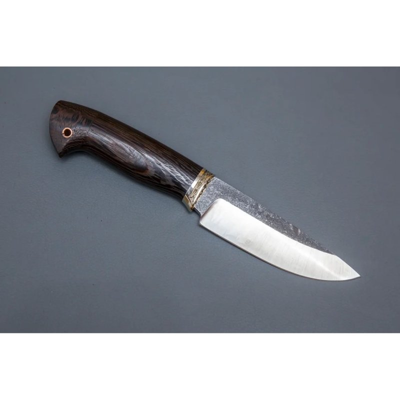 Нож Сокол из стали 95х18, рукоять венге, литьё мельхиор в интернет-магазине art-steel.ru, фото