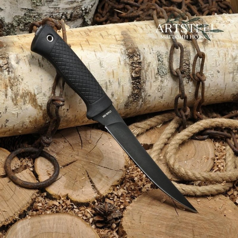 Нож Щука, сталь У8, рукоять эластрон в интернет-магазине art-steel.ru, фото