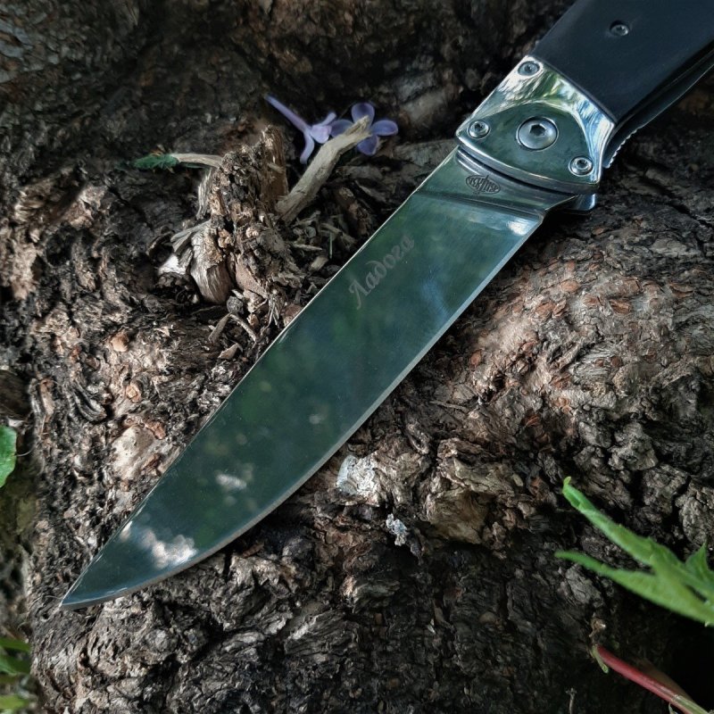 Складной нож Ладога, сталь 65Х13, рукоять бакелит в интернет-магазине art-steel.ru, фото