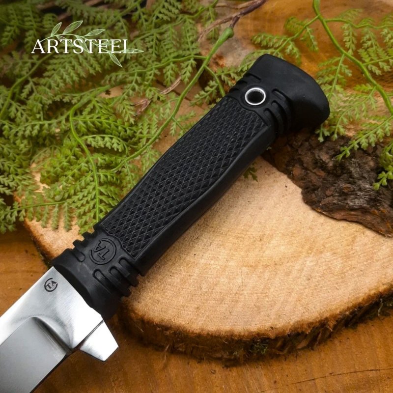 Нож Мирный1 из стали 95Х18, рукоять резина в интернет-магазине art-steel.ru, фото