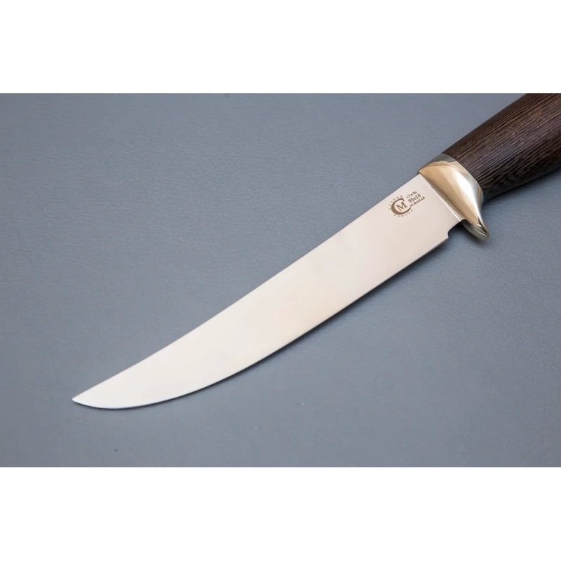 Нож Филейный средний из стали 95х18, рукоять венге, литьё мельхиор в интернет-магазине art-steel.ru, фото