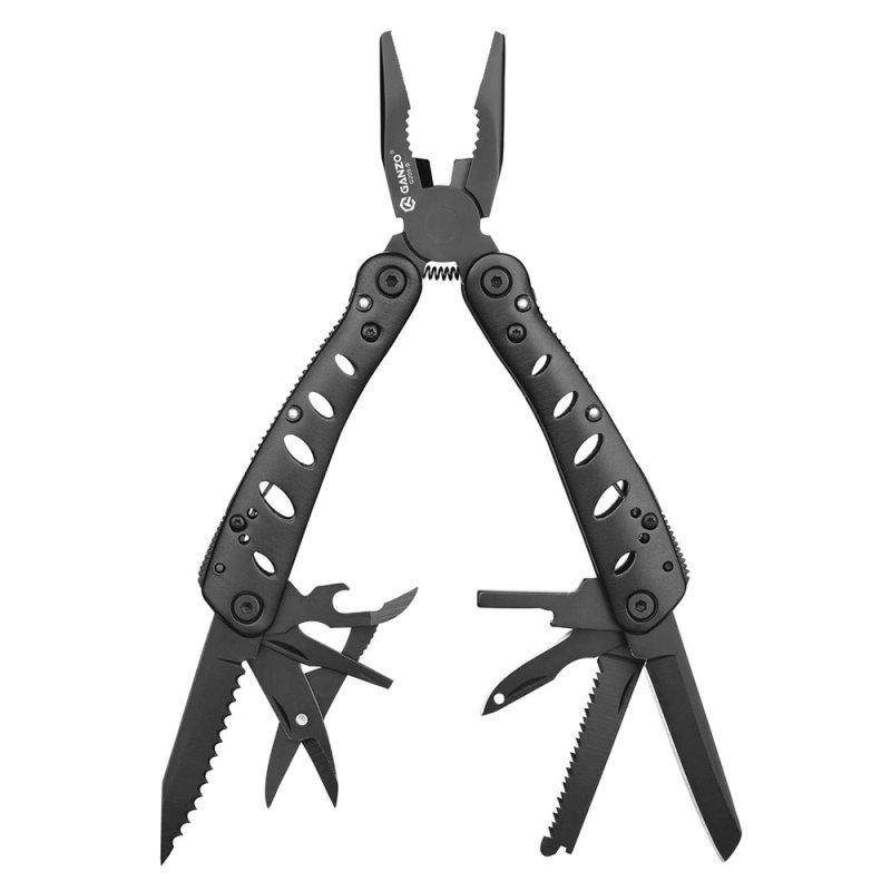 Мультитул Ganzo G205, сталь 440C,рукоять cталь в интернет-магазине art-steel.ru, фото