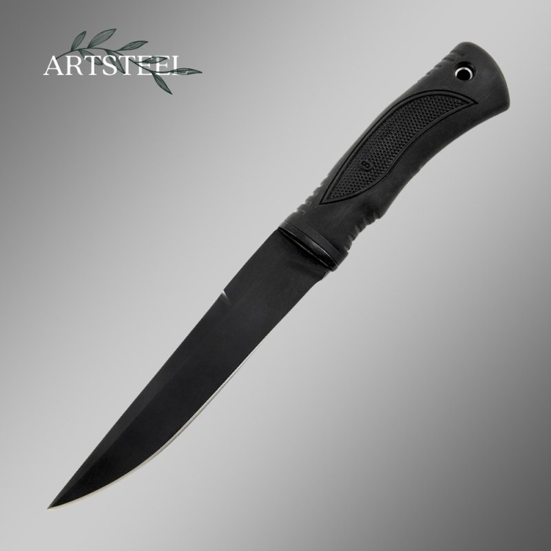 Нож Ворон 2, сталь У8, рукоять эластрон в интернет-магазине art-steel.ru, фото