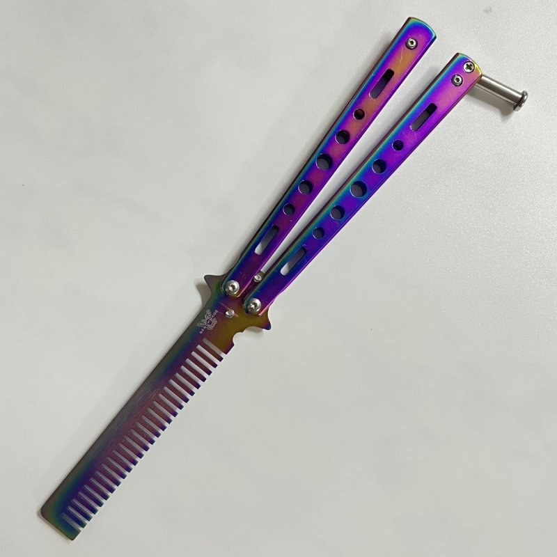 Нож бабочка тренировочный Comb в интернет-магазине art-steel.ru, фото