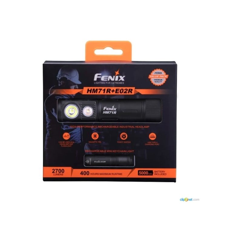 Набор фонарей налобный и карманный Fenix, HM71RE02R в интернет-магазине art-steel.ru, фото