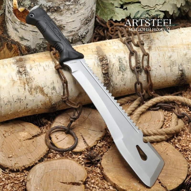Мачете Лесник РР, сталь 65Х13, длина клинка 310 мм в интернет-магазине art-steel.ru, фото