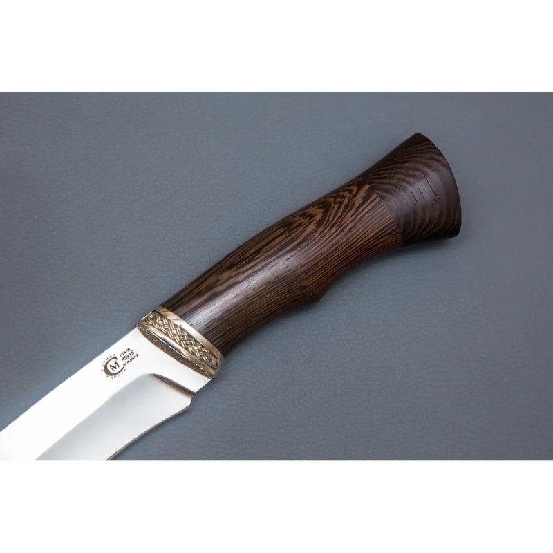 Нож Беркут из стали 95х18, рукоять венге, литьё мельхиор в интернет-магазине art-steel.ru, фото