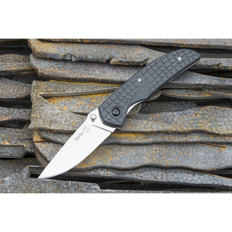 Складной нож Ирбис, сталь AUS8, рукоять эластрон в интернет-магазине art-steel.ru, фото