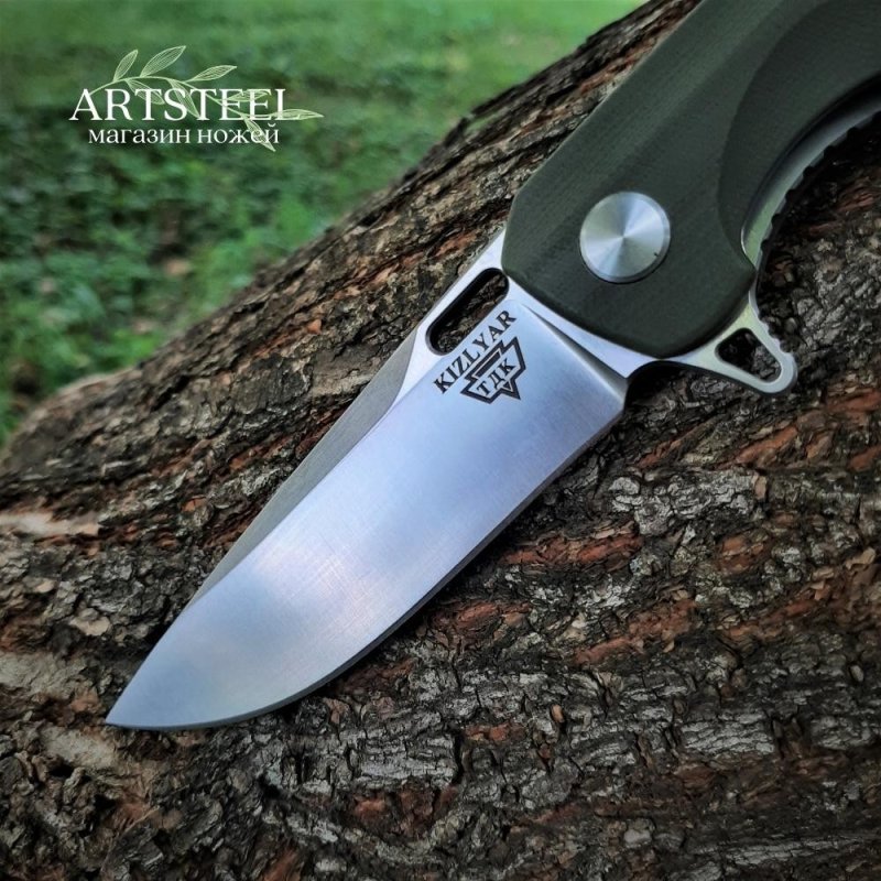 Складной нож Нус, сталь D2, рукоять G10 в интернет-магазине art-steel.ru, фото