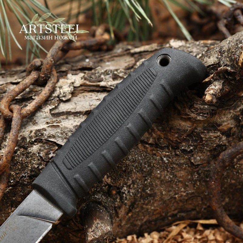 Туристический нож Финский, сталь AUS8, рукоять эластрон в интернет-магазине art-steel.ru, фото