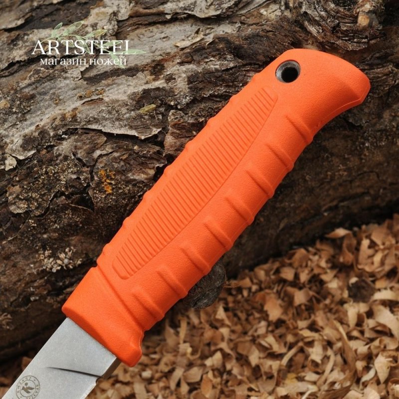 Туристический нож Финский, сталь AUS8, рукоять эластрон в интернет-магазине art-steel.ru, фото