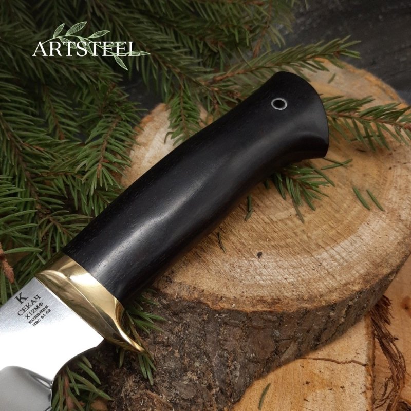 Нож Секач из стали Х12МФ, рукоять Граб в интернет-магазине art-steel.ru, фото