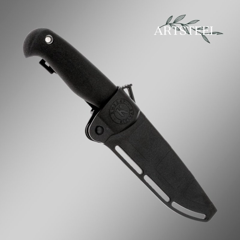 Туристический нож Навага, сталь AUS8, рукоять эластрон в интернет-магазине art-steel.ru, фото