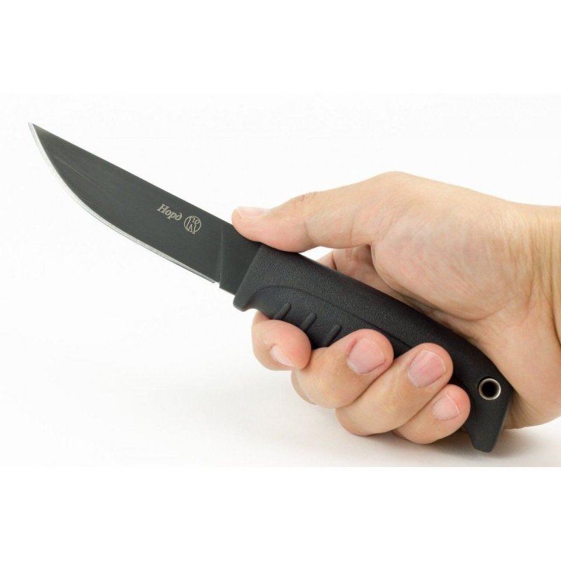 Нож Норд стоунвош черный в интернет-магазине art-steel.ru, фото