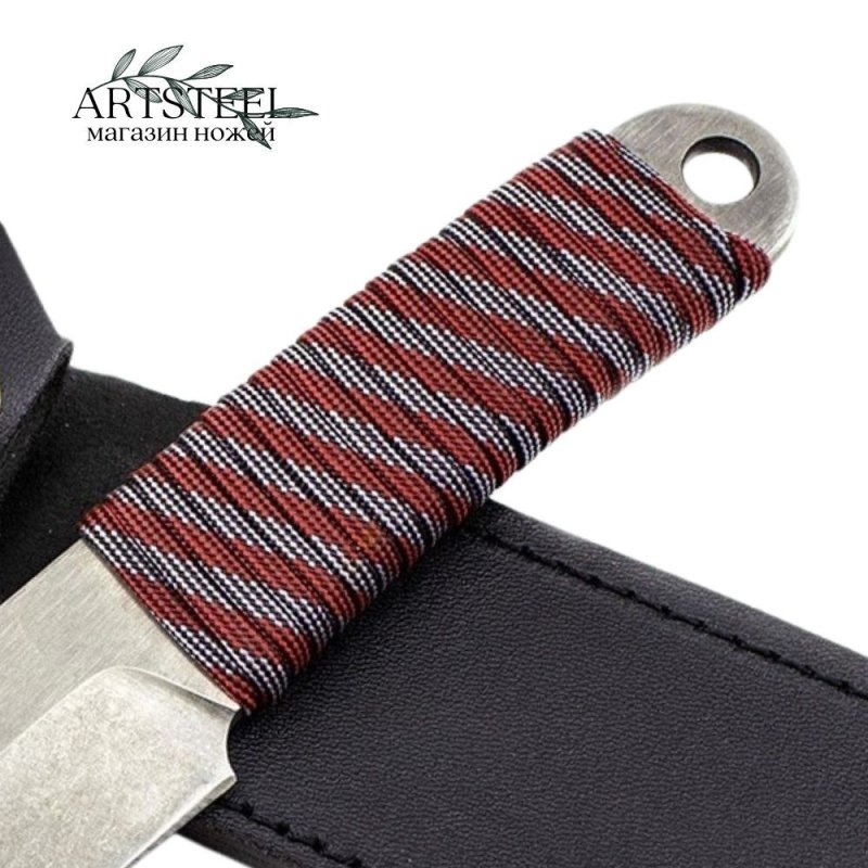 Метательный нож Копье, сталь 40Х13, рукоять паракорд в интернет-магазине art-steel.ru, фото