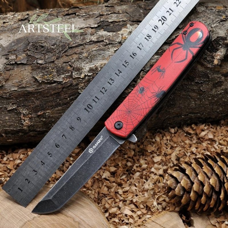 Складной нож Ganzo G626-RD, сталь 440, рукоять ABS-пластик в интернет-магазине art-steel.ru, фото