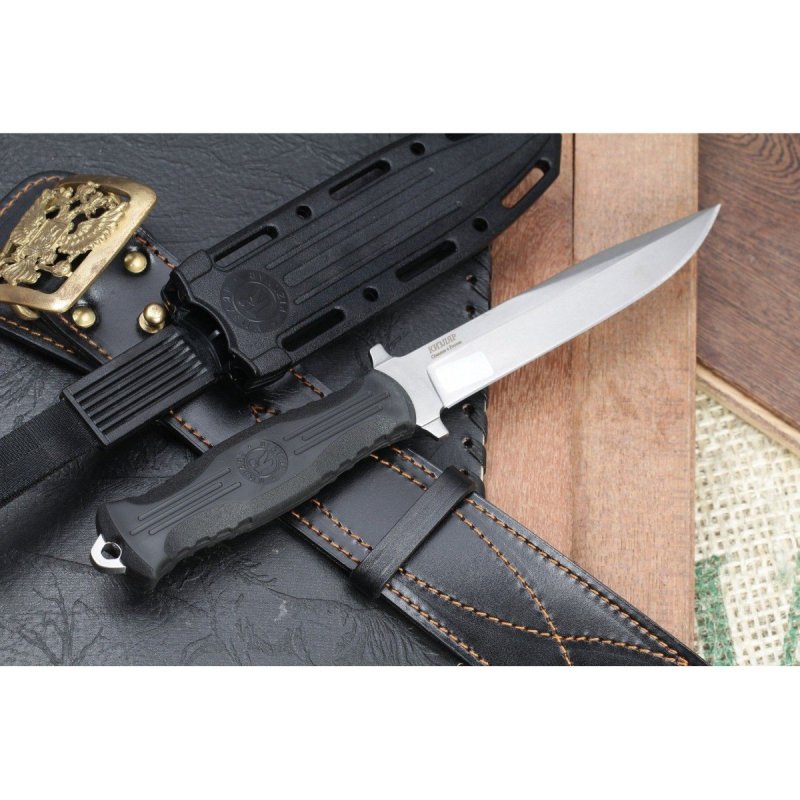 Туристический нож НР-18 (финка), сталь AUS8, рукоять эластрон в интернет-магазине art-steel.ru, фото