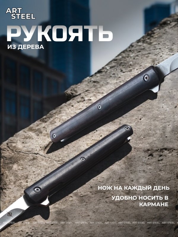 Складной нож DP115, сталь AUS8, рукоять пластик в интернет-магазине art-steel.ru, фото