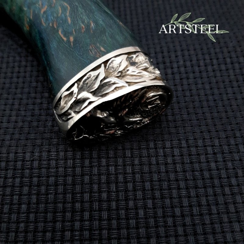 Нож Щука из стали Elmax, рукоять карельская береза в интернет-магазине art-steel.ru, фото