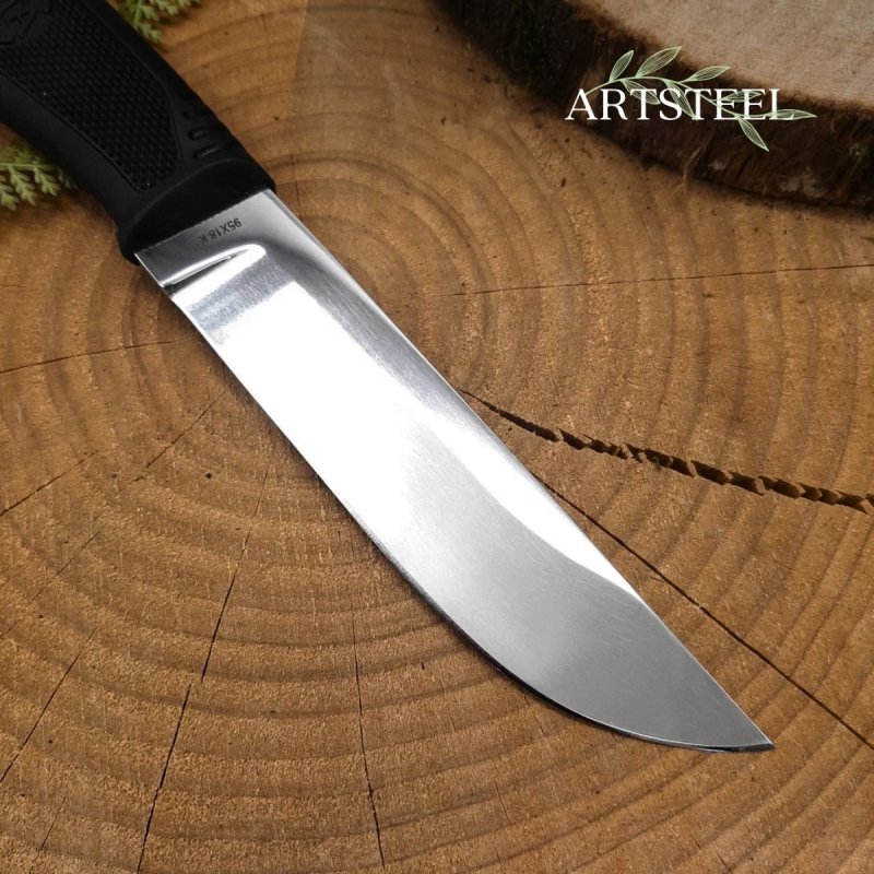 Нож Гарпун-2 из стали 95Х18, рукоять резина в интернет-магазине art-steel.ru, фото