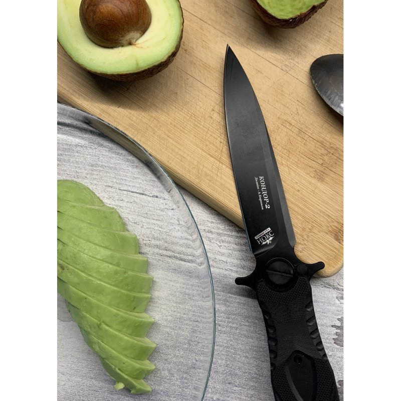 Скадной нож Кондор-2, сталь D2, рукоять G10 в интернет-магазине art-steel.ru, фото