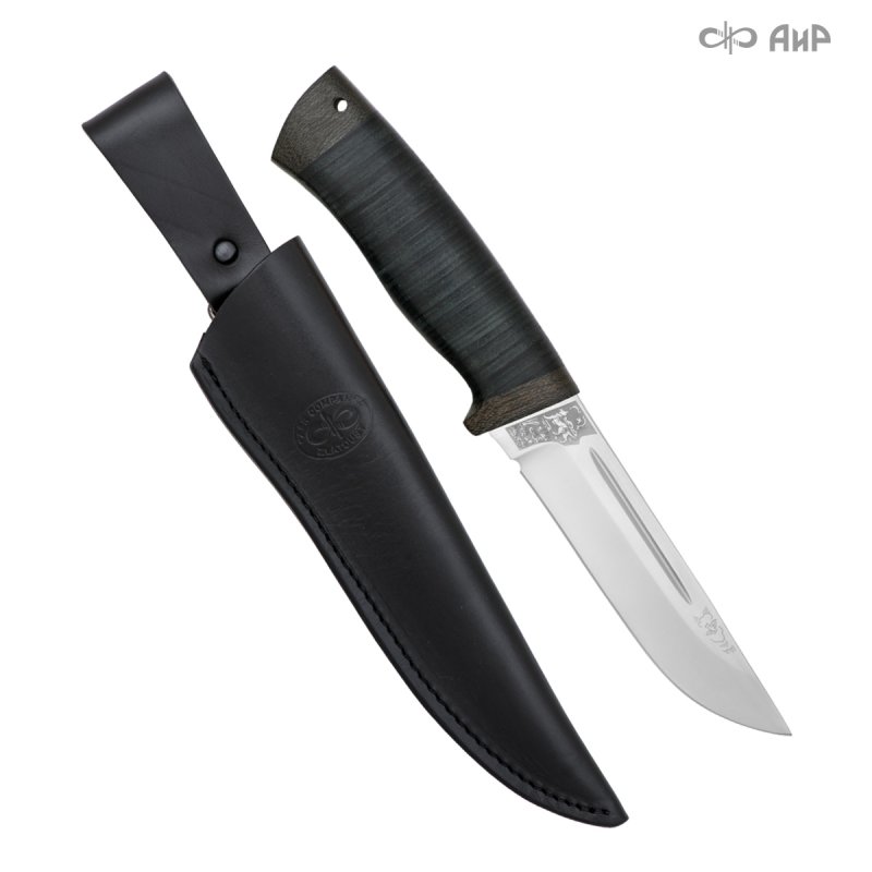 Универсальный нож Бекас, сталь 95Х18, рукоять кожа в интернет-магазине art-steel.ru, фото