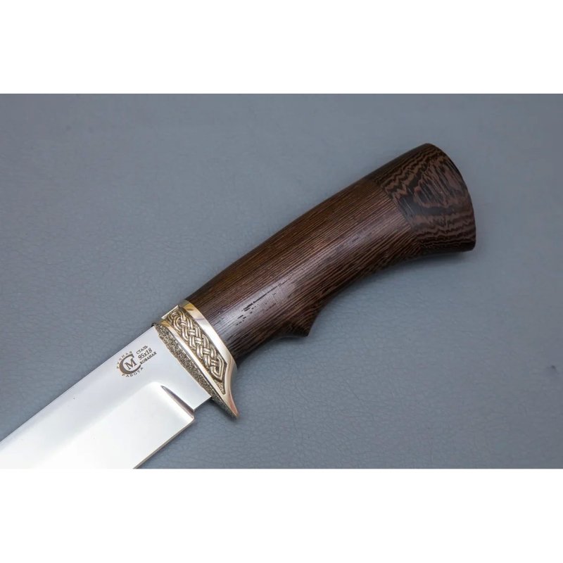 Нож Варяг из стали 95х18, рукоять венге, литьё мельхиор в интернет-магазине art-steel.ru, фото