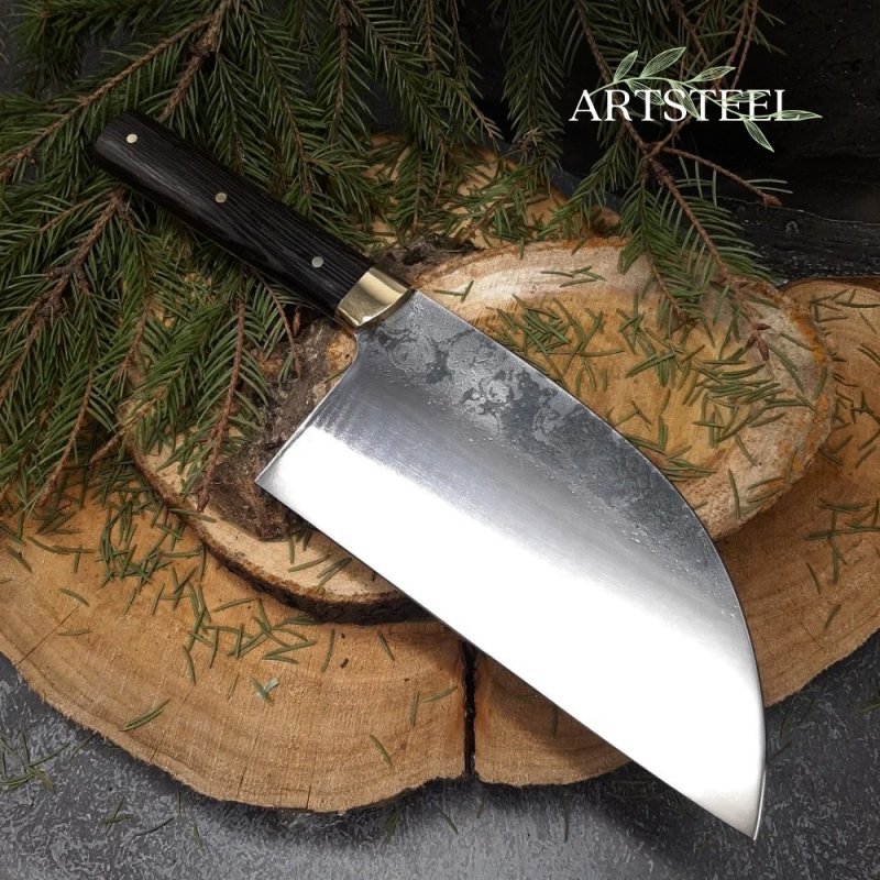 Нож Сербский шеф из стали 95Х18, рукоять венге в интернет-магазине art-steel.ru, фото