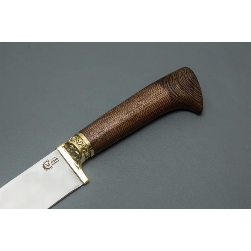 Нож Узбекский из стали Х12МФ, рукоять венге, литье мельхиор в интернет-магазине art-steel.ru, фото