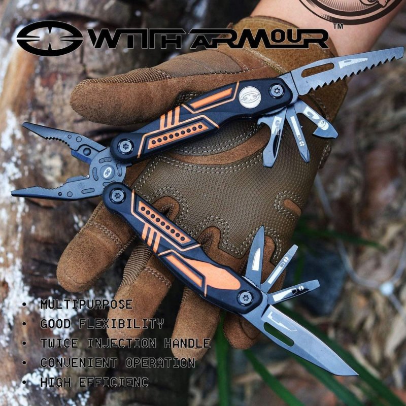 Мультитул Ranger+, сталь 440, рукоять пластик, резина+TPR в интернет-магазине art-steel.ru, фото