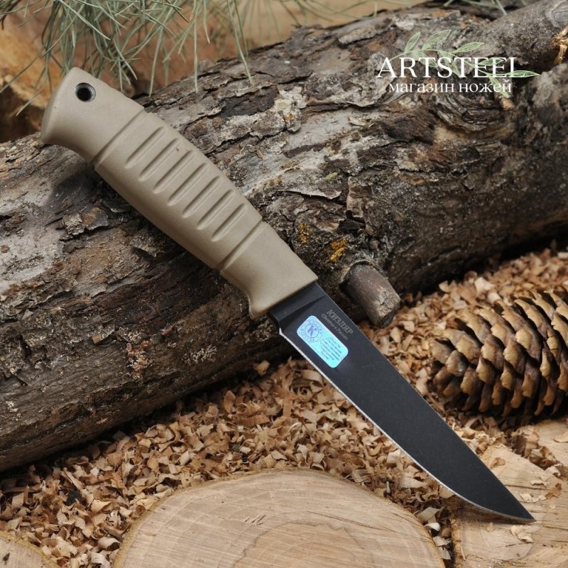 Охотничий нож Вектор, сталь AUS8, рукоять эластрон в интернет-магазине art-steel.ru, фото