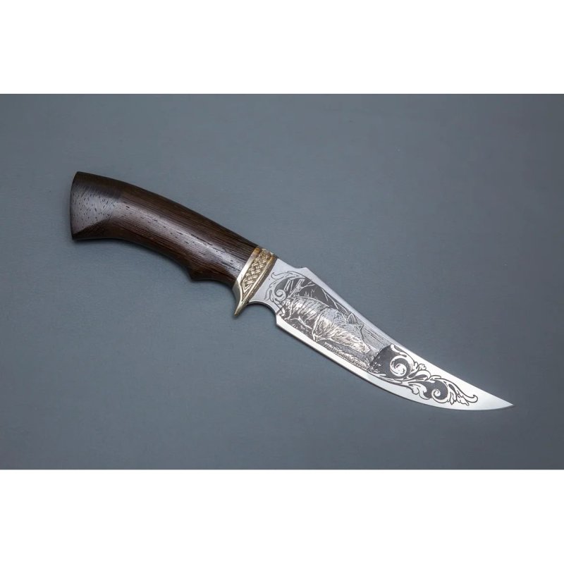 Нож Корсар из стали 95х18, рукоять венге, литьё мельхиор в интернет-магазине art-steel.ru, фото