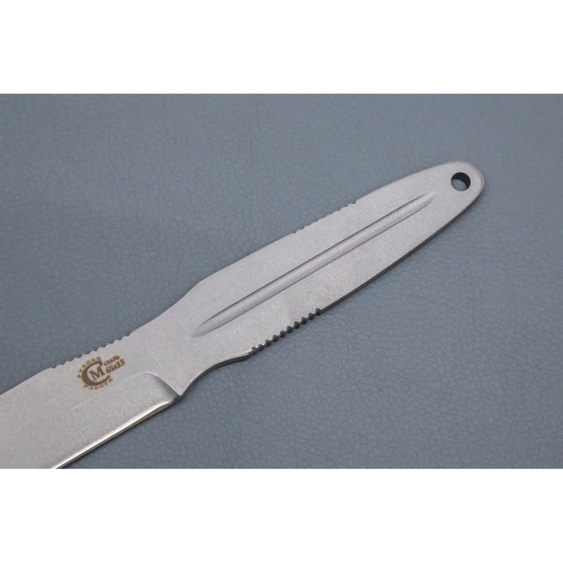 Нож Удар из стали 65х13, рукоять нержавеющая сталь в интернет-магазине art-steel.ru, фото